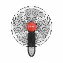 مروحه تورنيدو حائط 18بوصه ريموت