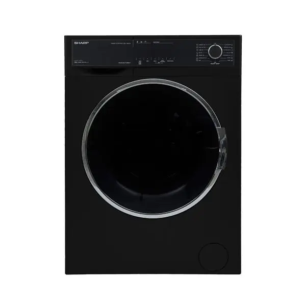 Sharp 9 kg Front Load Automatic Washing Machine, Black ES-FP914CXE-B