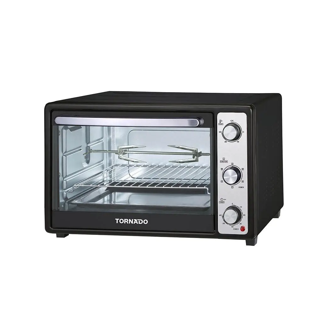 TORNADO Electric Oven 46 Liter 1800 Watt Grill Fan Black TEO-46NE(K)