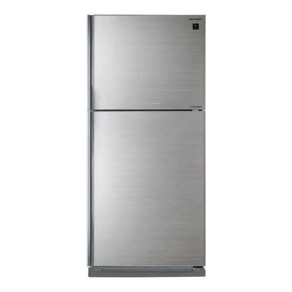 ثلاجه شارب انفرتر نوفروست 480 لتر سيلفر SJ-GV63G-SL