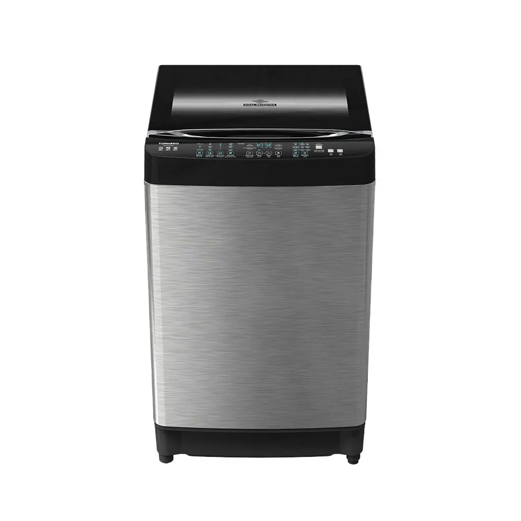 غساله تورنيدو فوق أوتوماتيك 17 كجم ، DDM انفرتر ، طلمبة ، استانلس