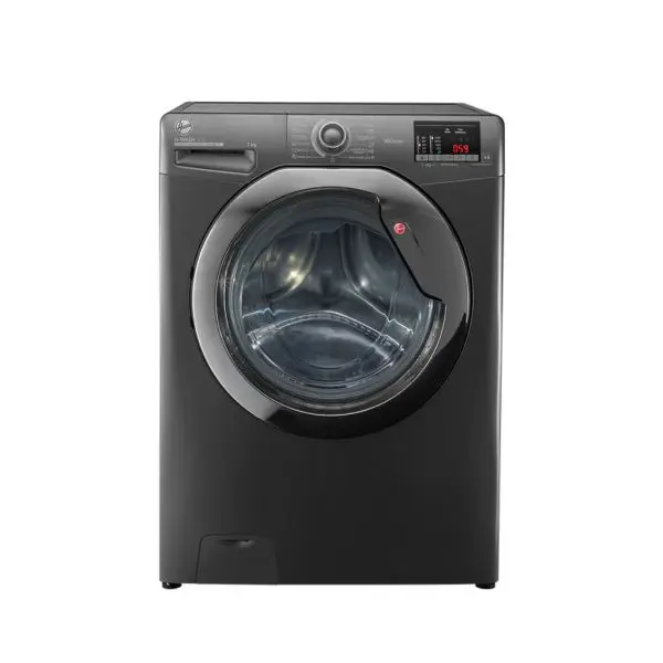 Hoover 7 kg Front Load Automatic Washing Machine, Silver H3WS173DC3R-ELA
