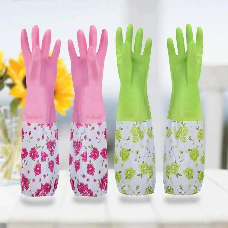 Leather elbow gloves