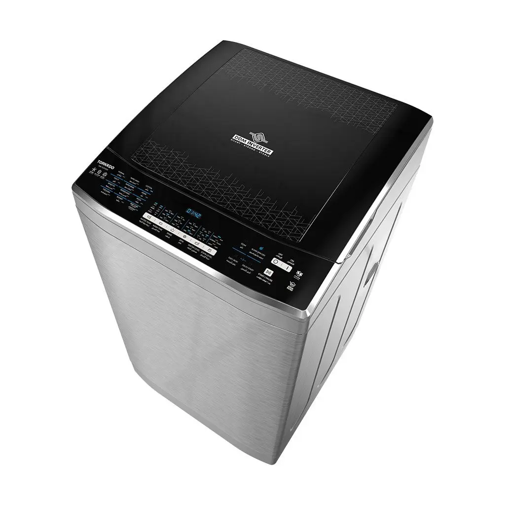 غساله تورنيدو فوق اتوماتيك 13 ك موتور الدفع المباشر باب هيدروليك سلفر