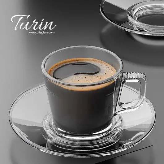 مج شاى امريكانا بالطبق