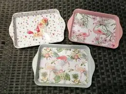 صينيه سنيوريتا مستطيله مطبوعه