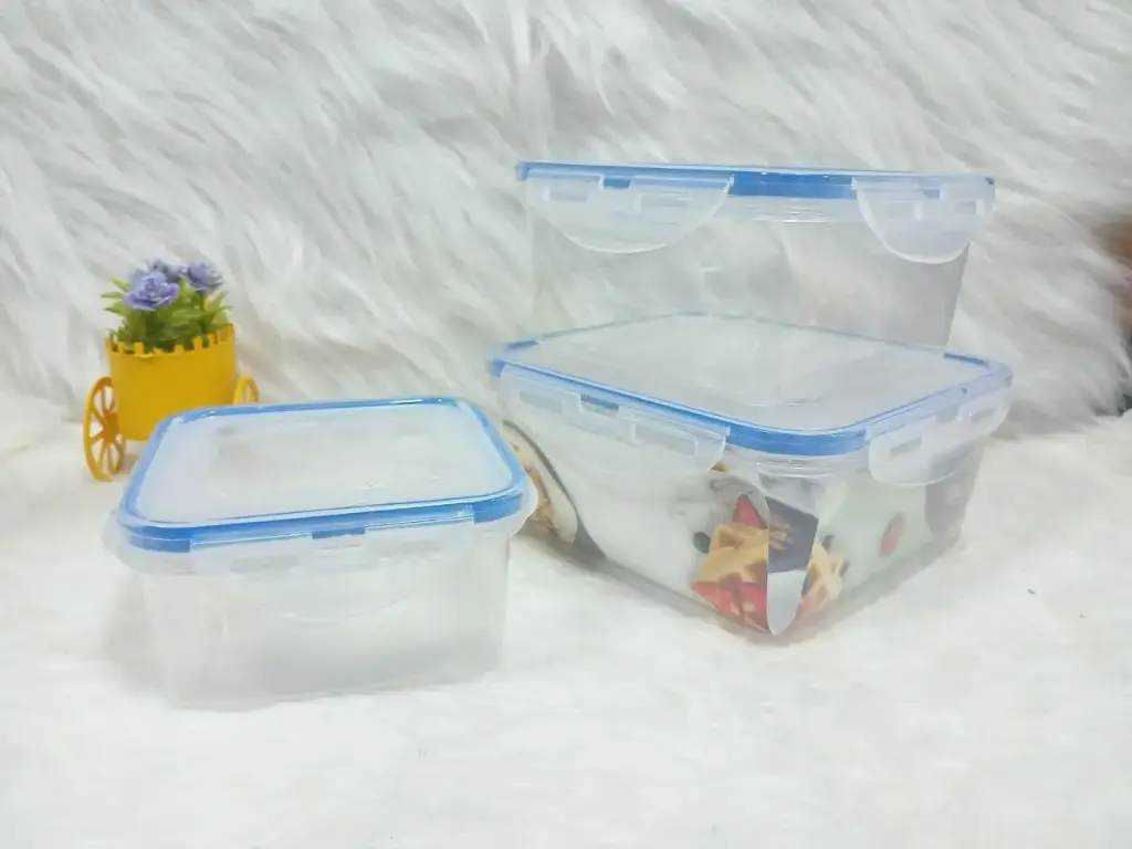 3-piece square Tik Tok refrigerator set