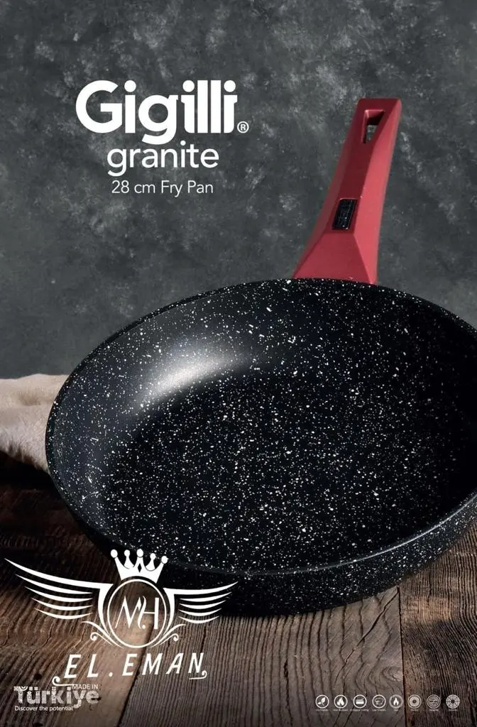 Titanium granite frying pan M24
