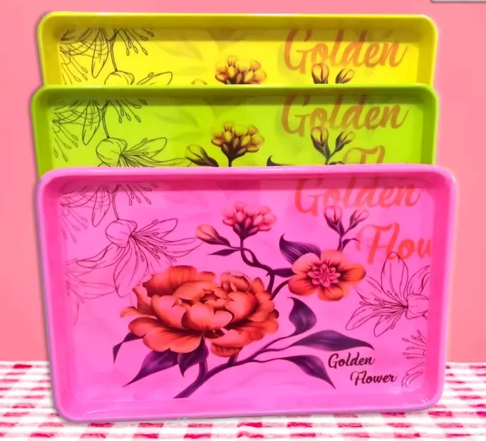 طقم صوانى كف صينى الوان ميكس كبير 100781