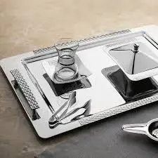 طقم صوانى نهير تركى sirma sandblast