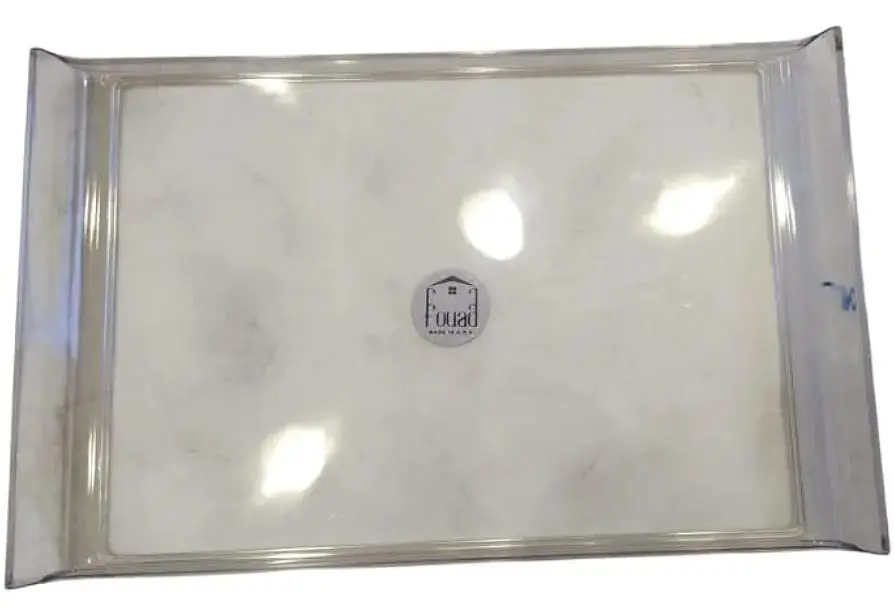 Classic plain acrylic tray