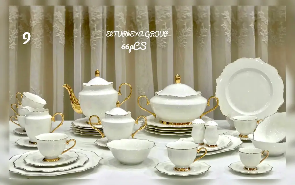 Lotus 66-piece dining set