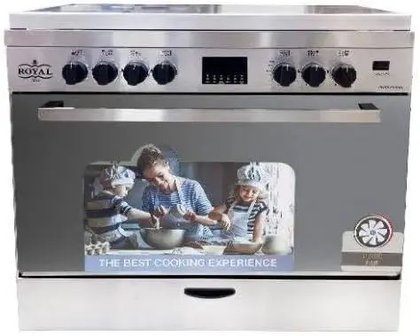 بوتجاز رويال جاز بروفيشنال  60 * 90 استانلس ديجيتال هيدرولك مروحتين أمان كامل 