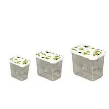 طقم روكا مستطيل عالى 3ق أكسا 00092