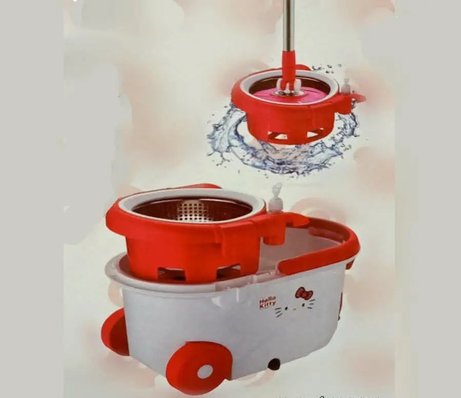 Kitty bucket with wheels, stainless steel strainer 690
