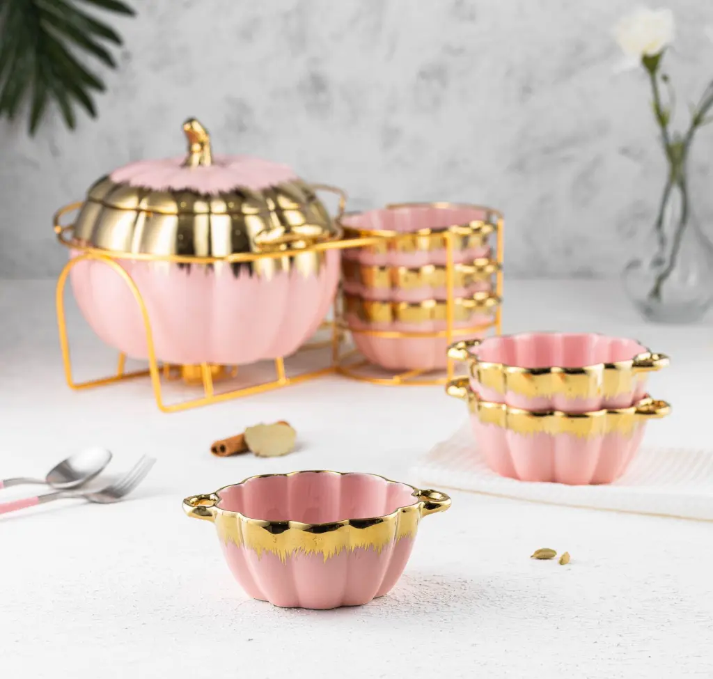 7-piece porcelain soup mug, Lux