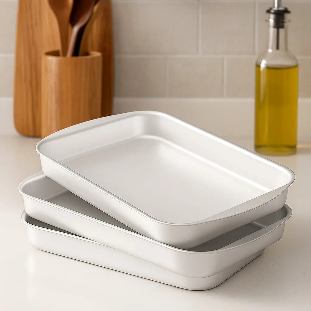 Top 3-piece aluminum casserole set S900WA