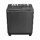 Tornado washing machine, half tub, 7 kg, metal body, black color TVH-HM07T(BK)