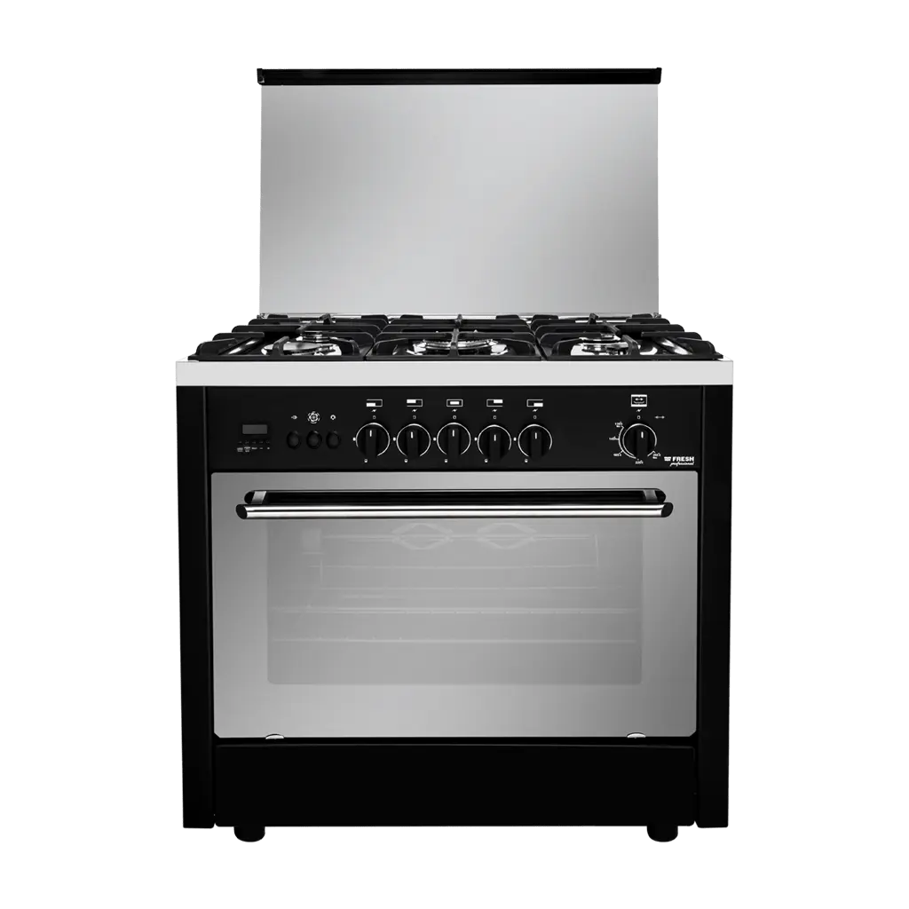 بوتجاز فريش 60*90 بروفيشنال اسود كامل ديجيتال مروحه امان