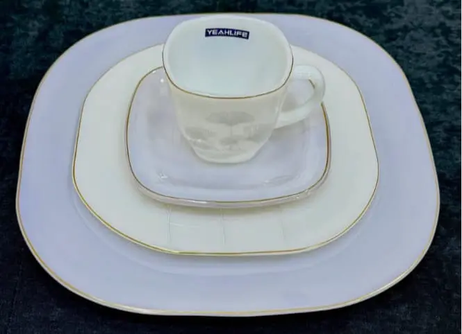 Arcopal 58-piece square Thai mix set