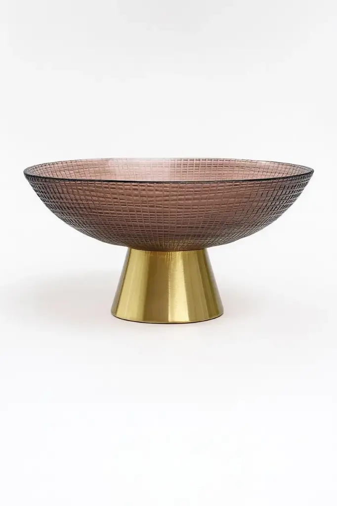 Gold frame fruit plate