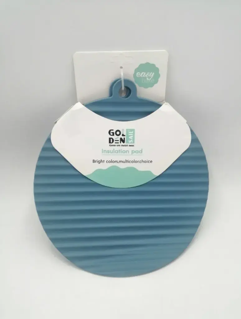 Round, ribbed silicone heating base, 19 cm, 2 sq