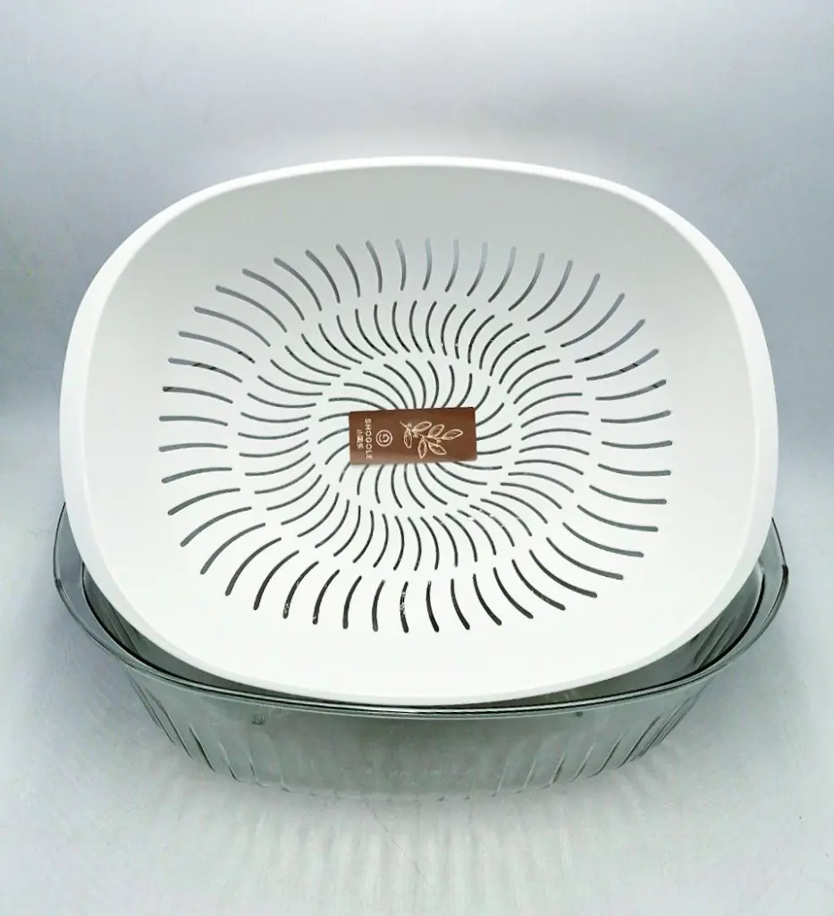 2-piece oval vegetable strainer