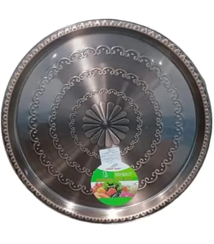 Copper dinner tray 55 cm 410