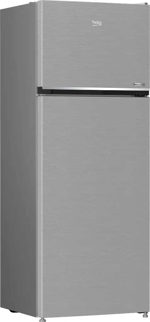 Beko No Frost Refrigerator 430 L Net - Top Freezer - Silver - RDNE455MK