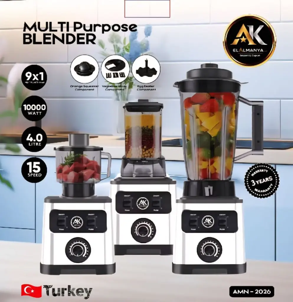 9*1 stainless steel blender with a German grinder