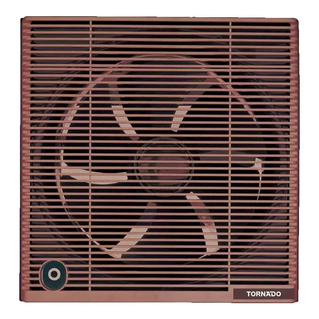 TORNADO Bathroom Ventilating Fan 30 cm Privacy Grid Brown TVS-30NM