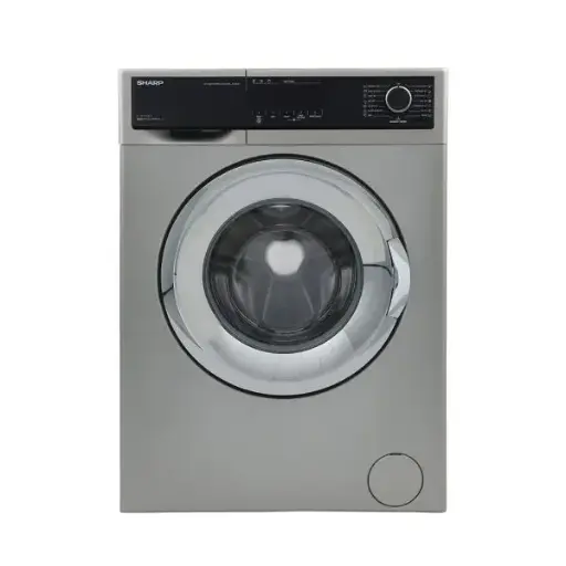 [ES-FP710CXE-S] Sharp 7 kg Front Load Automatic Washing Machine, Silver ES-FP710CXE-S