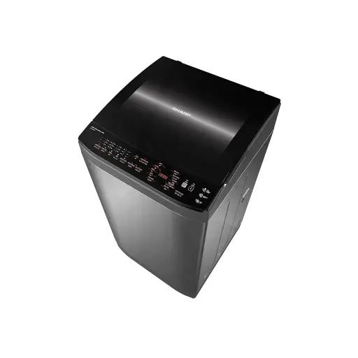 [ES-TN13GDSP] غساله شارب فوق أوتوماتيك 13 كجم ، طلمبة ، سيلفر غامق 