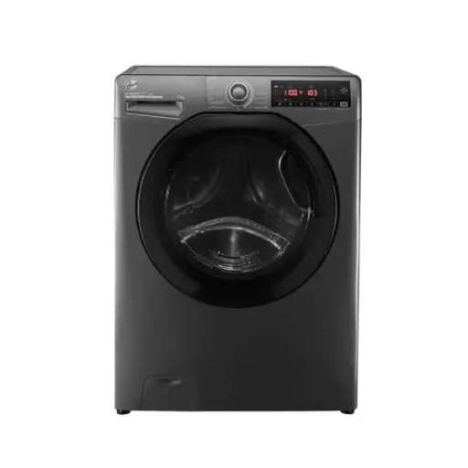 [H3WS17TMF3R-ELA] Hoover Automatic Front Load Washing Machine, 7 kg, Inverter Motor, Silver, H3WS17TMF3R-ELA