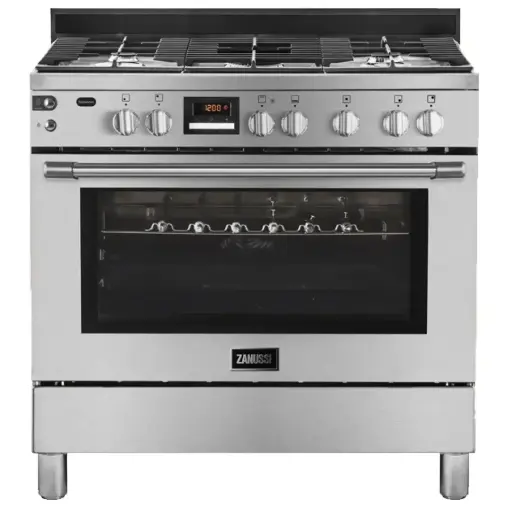 [18190_491] بوتجاز زانوسى 90 تيست ماكس بلاس  (مروحة تبريد وفرن  -مروحة تسخين -تايمر- حامل زهر - أمان كامل ) - ZCG92696XA