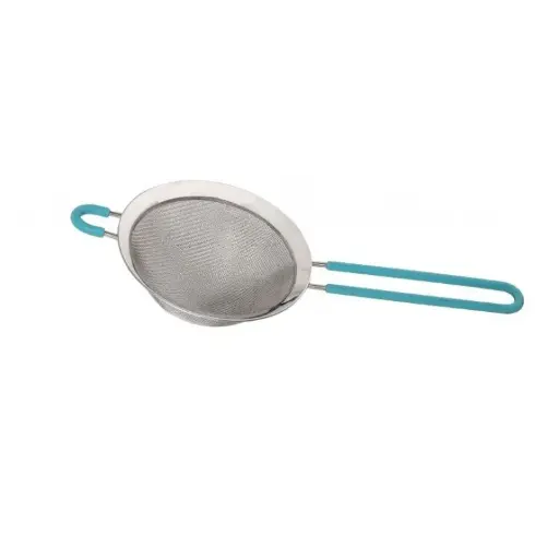 [19886_223519886010] Stainless steel strainer with long silicone handle, 24 cm