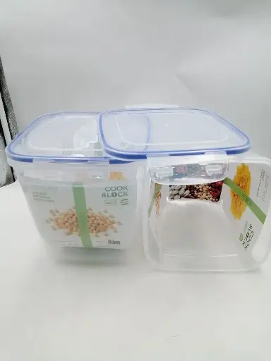 [20198_223520198010] 3250ml Square Gasket Lid Storage Box