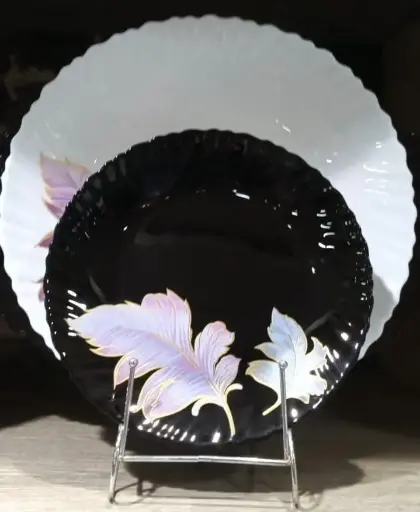 [20324] طقم اركوبال 66ق مدور ابيض*اسود 3350