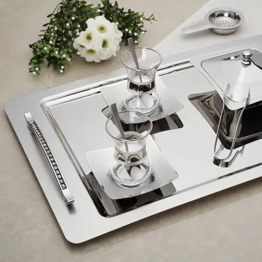 [20752_223520752010] طقم صوانى نهير تركى rana mirror finsh