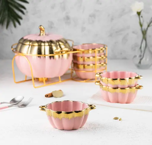 [20972_223520972010] 7-piece porcelain soup mug, Lux