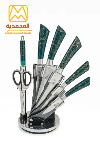 [21014_223521014010] Bus knife set with fan holder