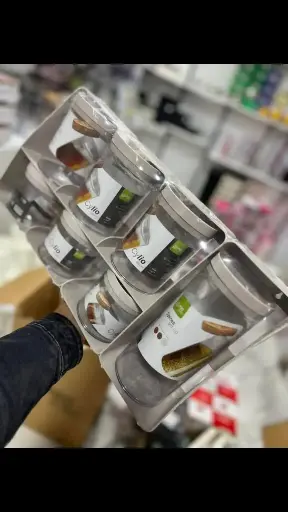 [22037] 7-piece 2-tier cello jar set