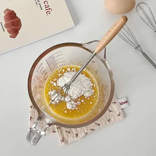 [22110] مضرب بيض ونسكافيه يد خشب صغير 5459