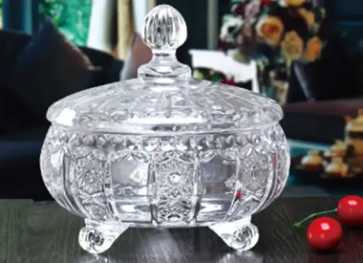 [22130] بونبونيرة زجاج بوهيمى برجل 5891