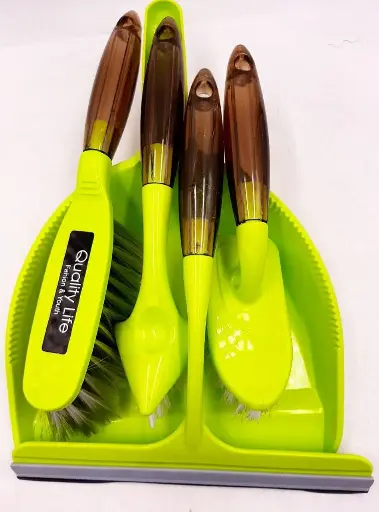 [22133] جاروف بالفرش بيد شفافه فسفورى 5ق 9193