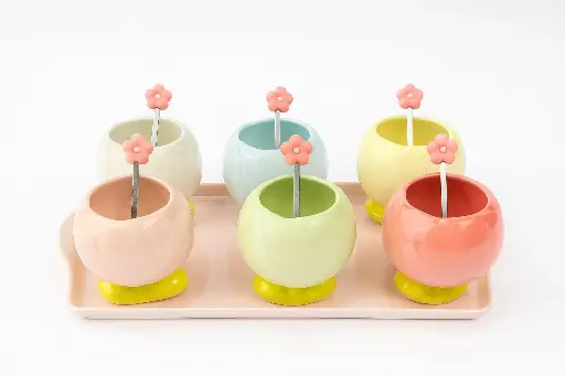 [22279] Round jelly set in a tray