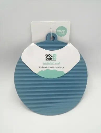 [22210] Round, ribbed silicone heating base, 19 cm, 2 sq