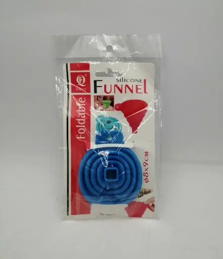[22221] Small round collapsible silicone funnel