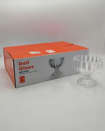 [22222] Deli Clear Ice Cream Cup 6 pcs