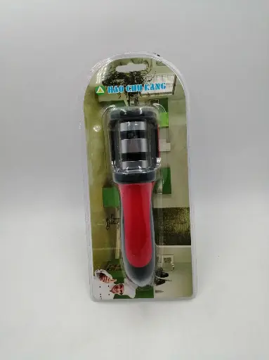 [22231] Black knife sharpener * red handle with 2 eyes